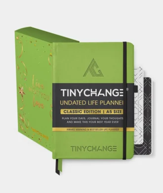 TinyChange Undated Life Planner_green